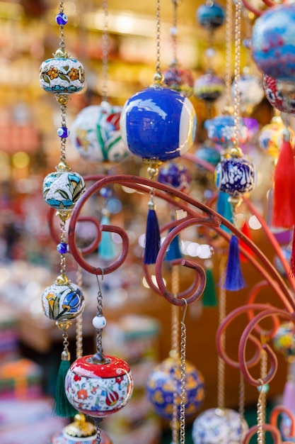 bright souvenirs at the oriental bazaar