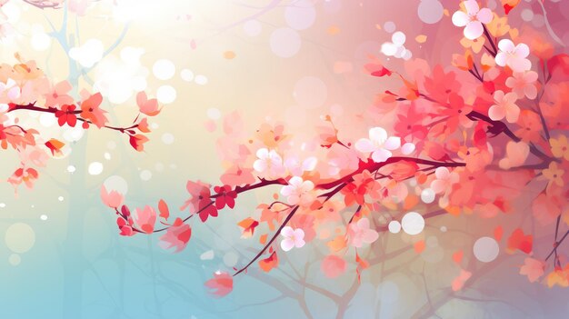 Bright Spring Design Background