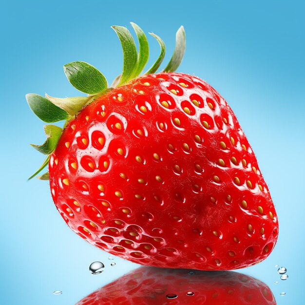 A Bright strawberry