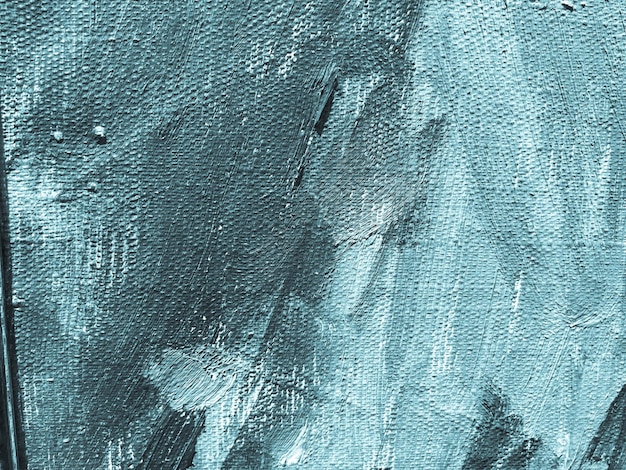 페인트 아크릴 스트로크의 밝은 스트로크 캔버스 asbtrate 텍스처에 파란색 페인트 텍스처 아크릴 페인트