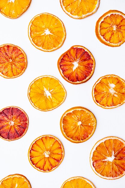 Bright summer background of citrus fruits