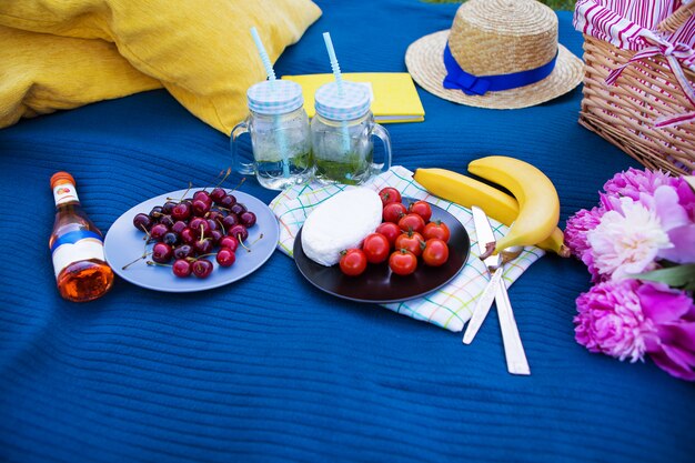 Bright summer picnic