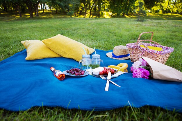 Bright summer picnic