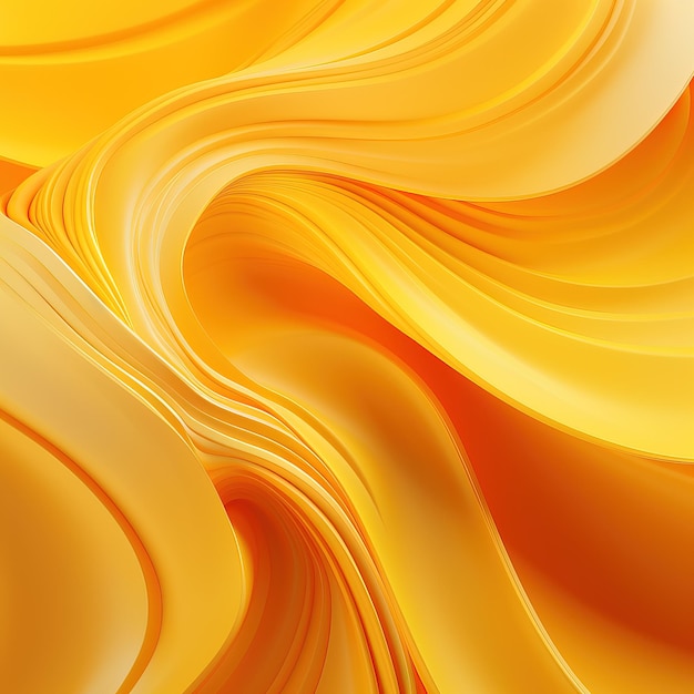 Bright Sunny Yellow Dynamic Abstract Background