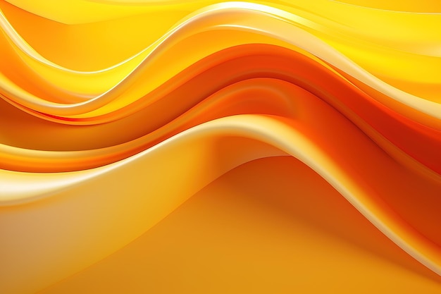 Bright Sunny Yellow Dynamic Abstract Background