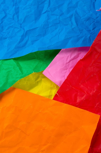 Bright vibrant colorful paper texture