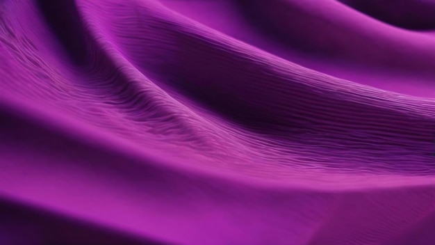 Bright violet color fabric waves abstract pattern