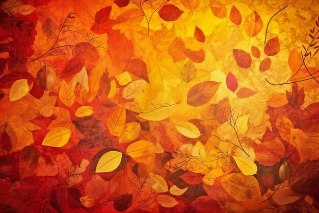 Bright warm orange and yellow gold colors in fiery abstract backgrounds