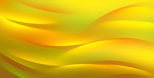 Ярко-желтый фон с плавными волнами