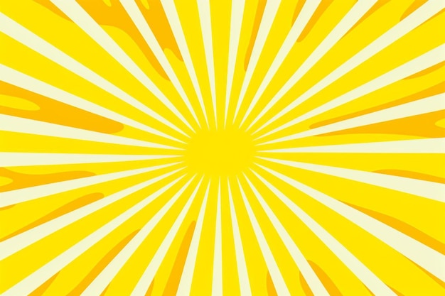 Photo bright yellow rays background