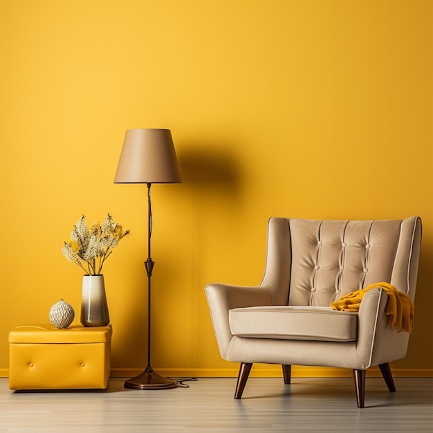 Bright Yellow Room