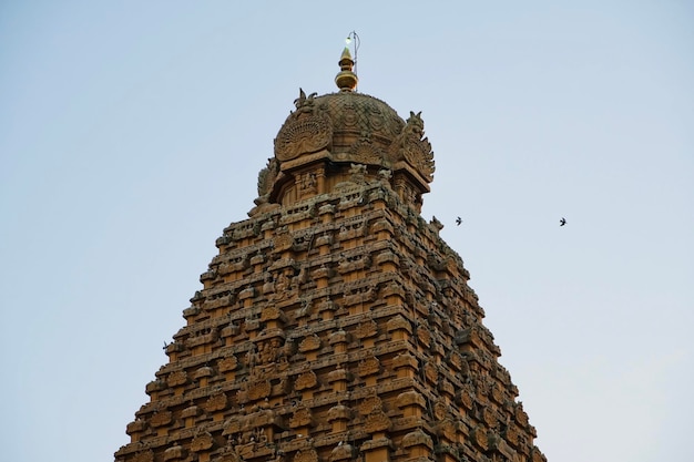 Foto tempio di brihadeeswarar a thanjavur tamilnadu india tempio di lord shiva torre esterna