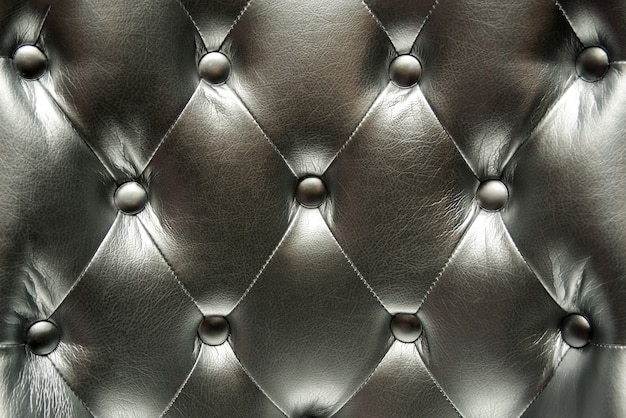 Brilliant and shiny silver leather texture