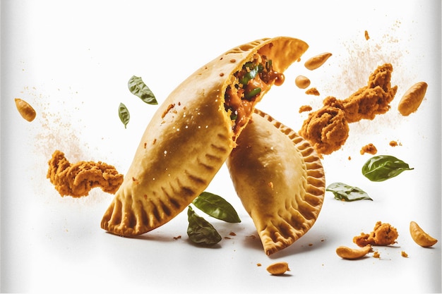 Bring a touch of sophistication to your food-related projects with our Empanadas food photography