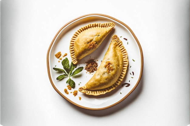 Empanadas 음식 사진으로 음식 관련 프로젝트에 세련미를 더하세요.