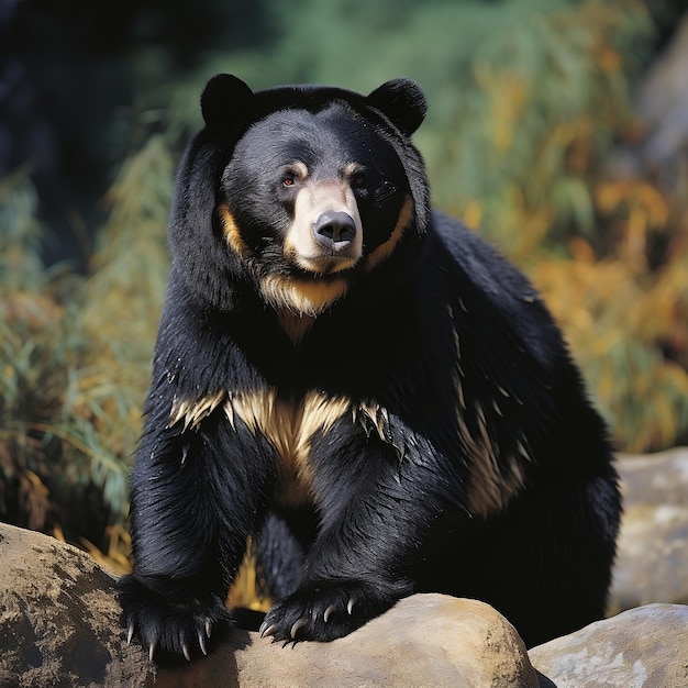 アンデスのクマを芸術的な現実に持ち込む ゲネレーティブ・アイ