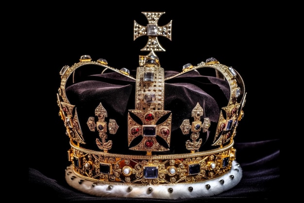 Photo britain crown generate ai