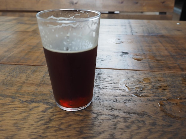 British ale beer pint