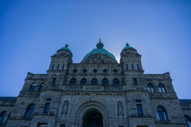 Photo british colombia parliment buildings in victoria canada