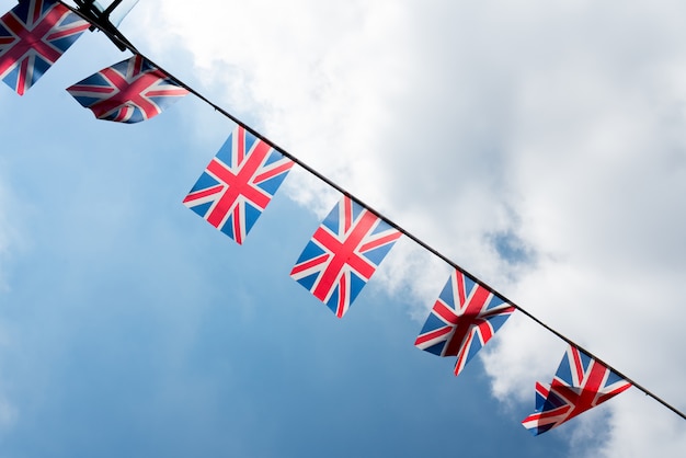 사진 레스토랑 및 펍, 런던에서 영국 및 영국 국기