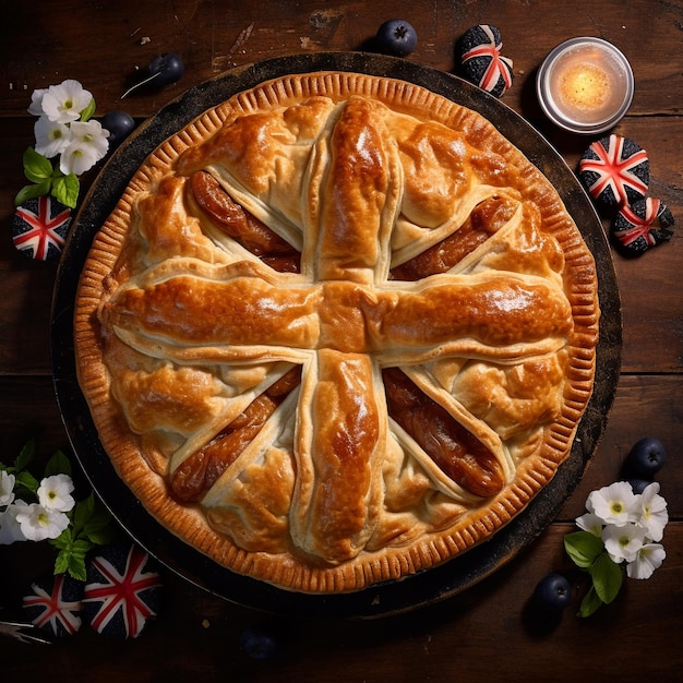 Premium AI Image British Pie Week