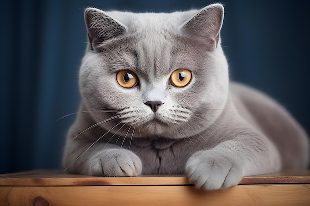 British Shorthair domestic cat