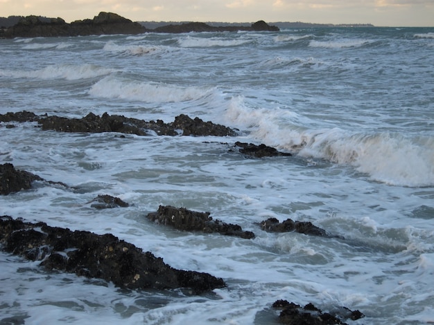 Foto la costa della bretagna a plerin