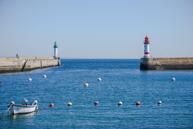 Photo brittany ile de groix harbor