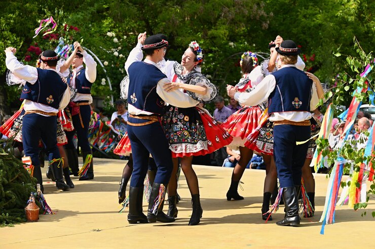 브르노 체코 공화국 2023년 6월 24일 체코의 축제의 전통 축제