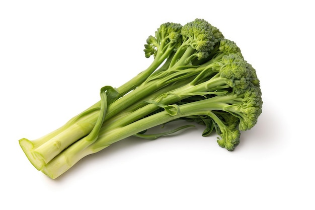 Broccoli foto realistische illustratie Generatieve AI Broccoli groene bloeiwijze