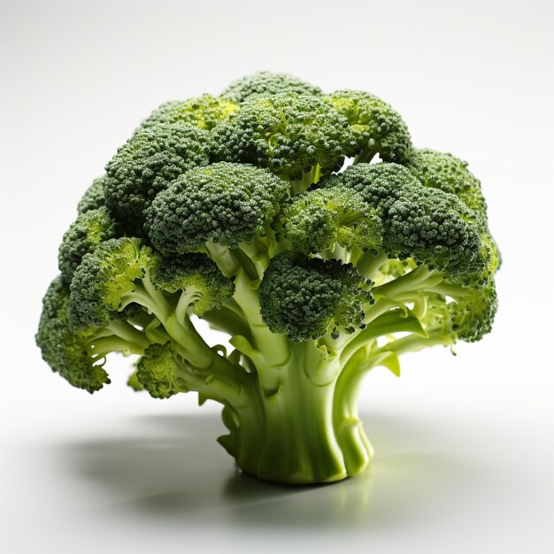 Broccoli geïsoleerd op witte achtergrond