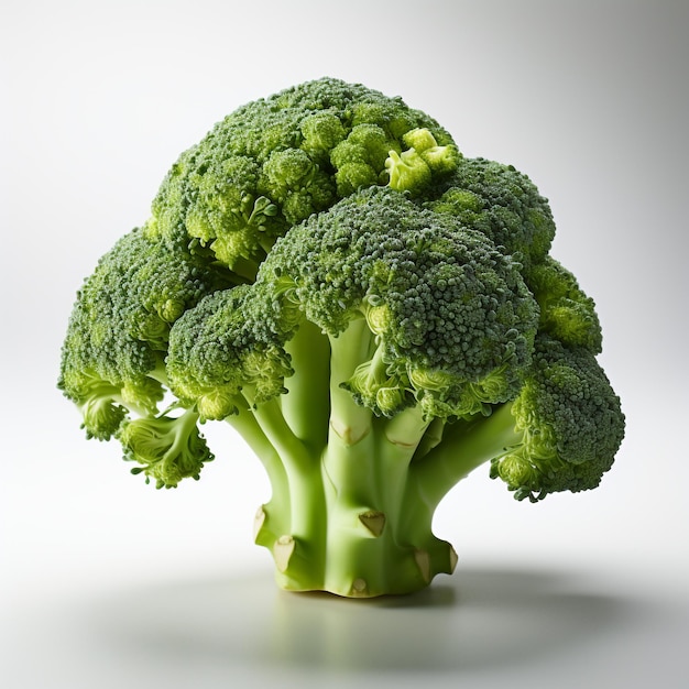 Broccoli geïsoleerd op witte achtergrond