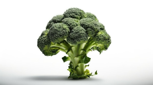 A broccoli is shown with the word broccoli on it.