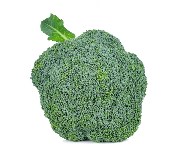 Broccoli isolated on white background 