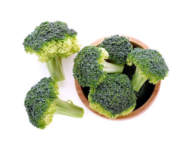 Broccoli isolated on white background