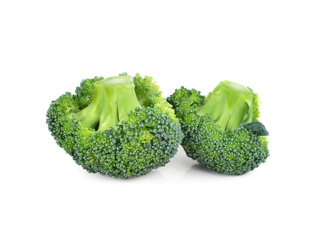 Broccoli isolated on white