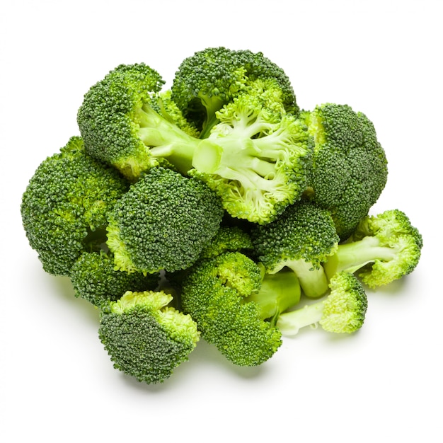 Broccoli isolated on white