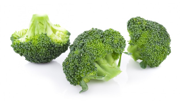 Broccoli isolated on white