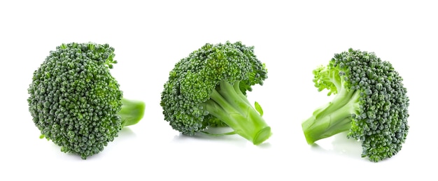 Broccoli isolated on white