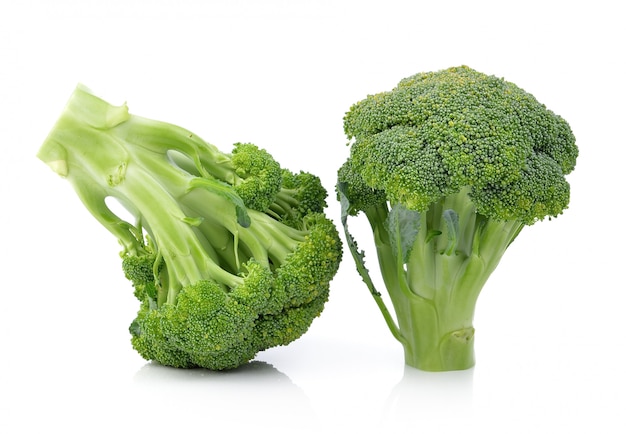 Broccoli isolated on white