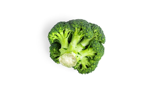 Broccoli op een witte achtergrond. Hoge kwaliteit foto