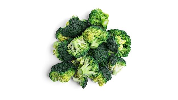 Broccoli op een witte achtergrond. Hoge kwaliteit foto