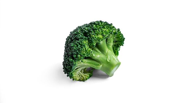 Broccoli op een witte achtergrond