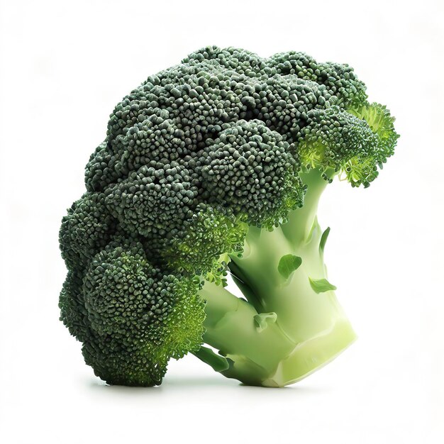 Broccoli op een witte achtergrond