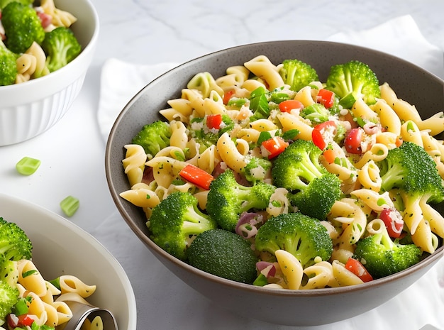 Broccoli Pasta Salad vegan recipe