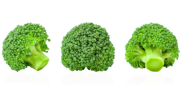 Broccoli Patroon Zomer Groente achtergrond Broccoli geïsoleerd