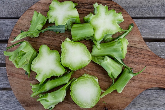 Broccoli stems Use recipes Sustainable kitchen Cooking broccoli