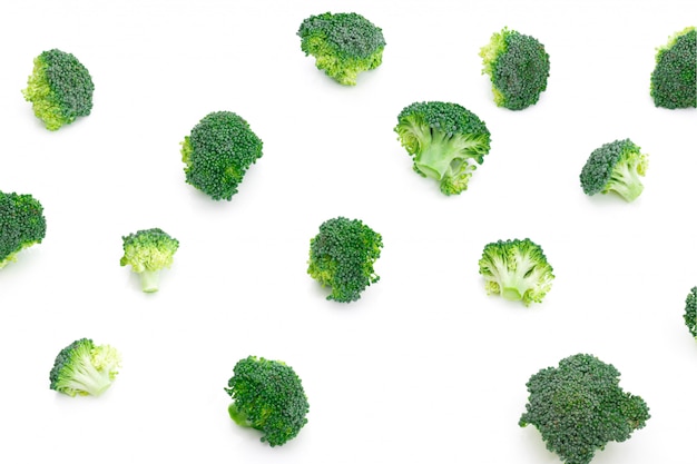 Broccoli vegetable on white background