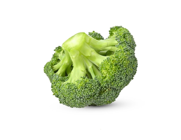 Broccoli on white background