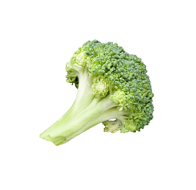 Broccoli on White Background